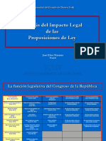 Analisis del Impacto Legal de las Proposiciones de Ley .ppt
