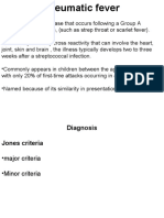 An Inflammatory Disease, (Such As Strep Throat or Scarlet Fever