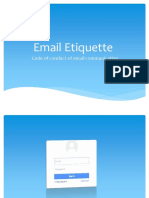 Email Etiquette: Code of Conduct of Email Communication