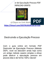 Guia Destruidor de Ejaculação Precoce PDF DOWNLOAD GRATIS