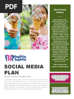 Social Media Plan: About Baskin Robbins