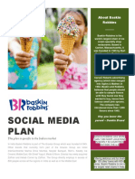 Social Media Plan: About Baskin Robbins