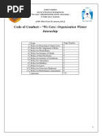 Code of Conduct - We Care