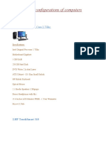 Latest Configurations of Computers: 1.intel Original Dual Core 2.7Ghz