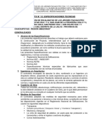 Formato 12 Especificaciones Tecnicas Escalinata La Jalca