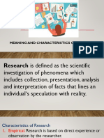 2-Meaning and Characteristic of Research