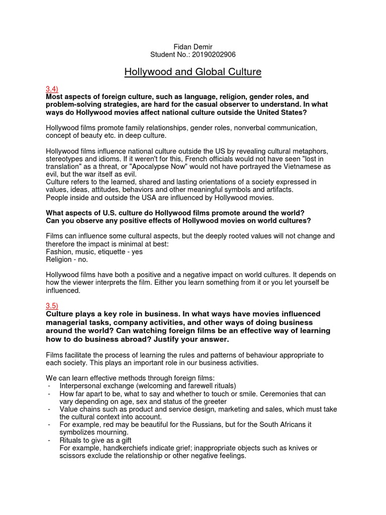 Fidan Demir Assignment 1 | Pdf | Gender Role | Social Psychology