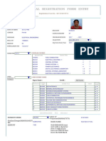 Provisional Registration Form Entry: Applicant Personal Information