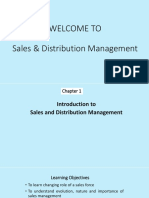 Welcome To Sales & Distribution Management