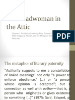 The Madwoman in The Attic: Chapter 1 The Queen's Looking Glass: Female Creativity