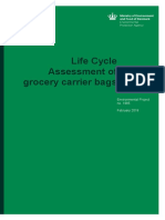 Life Cycle Assessment of Grocery Bags