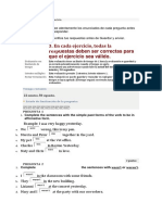 en Cada Ejercicio, Todas La Respuestas Deben Ser Correctas para Que El Ejercicio Sea Válido