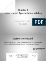 Chapter 3 Input Output Approach to Modeling