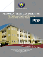 Pedoman Tesis Dan Disertasi 2017 Revisi