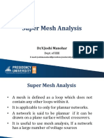 4.super Mesh Analysis
