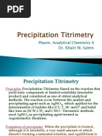 Understanding Argentometric Titration | PDF | Titration | Chemistry