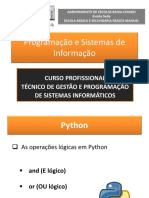 Operações Lógicas em Python