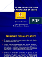 ESTRATEGIAS PARA CONSEGUIR UN AMBIENTE AGRADABLE EN CLASE.ppt