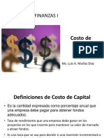 Costo de capital financiero