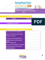 Formulario PP 2018