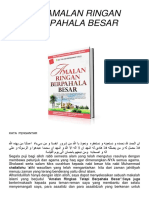 20 Rahasia Amalan Ringan Berpahala Besar