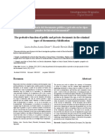 La Función Probatoria Del Documento Público y Privado en Los Tipos Penales de Falsedad Documental
