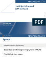 Introduction To Object-Oriented Programming in Matlab: Jiro Doke, Ph.D. The Mathworks, Inc