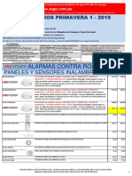 Lista de Precios PRIMAVERA 1 2019 ALARMAS NO DPP PDF