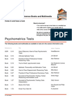 Psycho Metric Tests