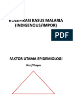 Klasifiksi Kasus Malaria