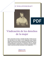 Wollstonecraft - Vindicación Derechos Mujer PDF