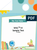 WISC-IV Sample Test3 PDF