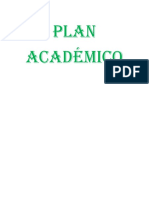 Plan Académico