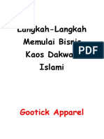 Langkah-Langkah Memulai Bisnis Kaos Dakwah Islami