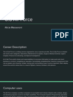 Air Force Career Field Overview | PDF | United States Air Force | Medicine