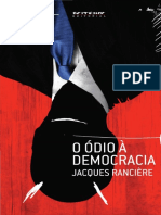 Jacques Rancière - O Ódio à Democracia-Boitempo (2014)