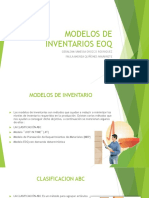 Modelos de Inventarios Eoq