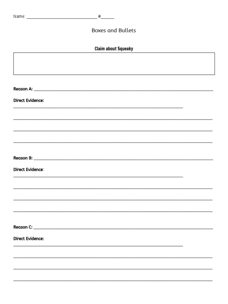 Boxes and Bullets SQ PDF