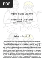 Inquiry-Based Learning: Sarah Davis & Laura Oehler