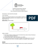 Ambientación de la Matemáticas - Taller sobre pensamiento geométrico (métrico-espacial