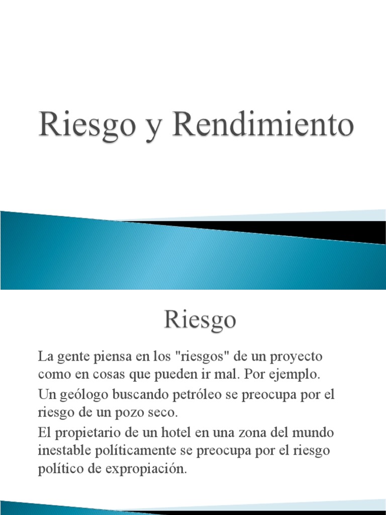 Riesgo y Rendimiento en Inversiones | PDF | Modelo de fijación de ...