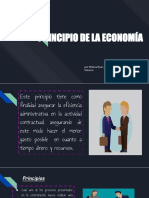Principios de Las Actividades Contractuales de Las Entidades Estatales en El Sector de La Economía.