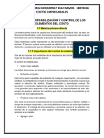 Unidad 2. Contabilización y Control de Los Elementos Del Costo