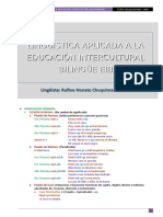 Lingüística Aplicada A La Educación Intercultural Bilingüe Eib Mario