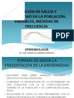 Tema 3. Medicion en Salud y Enf Poblacion. Variable Medida de Frecuencia