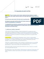 Secretos para Recibir Respuestas de Parte de Dios