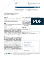 Differences Between Sectors in Workers' Health: Posterpresentation Open Access