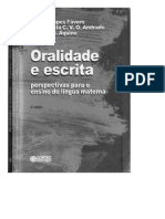 Favero Andrade Aquino Oralidade e Escrita Perspectivas para o Ensino de Lc3adngua Materna PDF