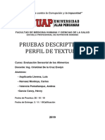 Perfil de Textura