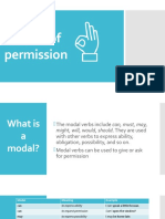 Modals of Permision